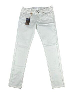 Paige Anthropologie Peg Skinny Optic White Jeans Womens 30 NWOT Cotton/Spandex